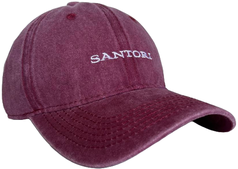 Dad Cap Vintage Vinröd