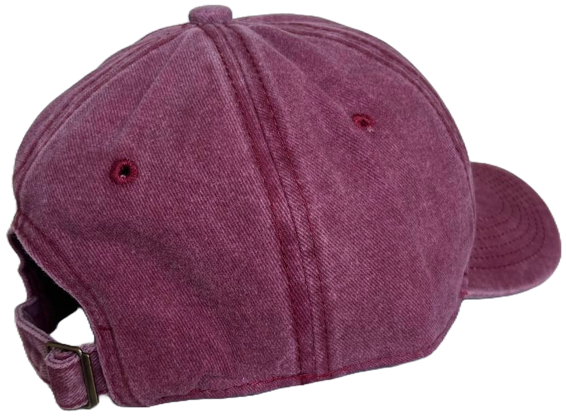 Dad Cap Vintage Vinröd