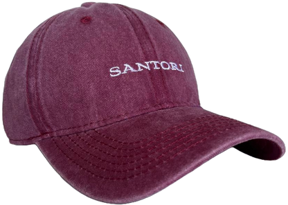Dad Cap Vintage Vinröd