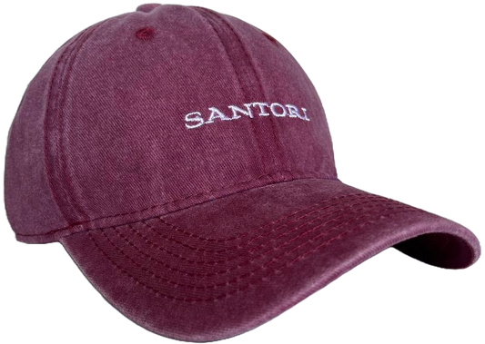 Dad Cap Vintage Vinröd